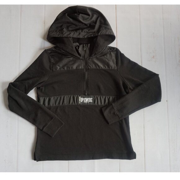 Victoria’s Secret Pink Perfect Quarter-Zip Hoodie - Size S - Picture 1 of 10